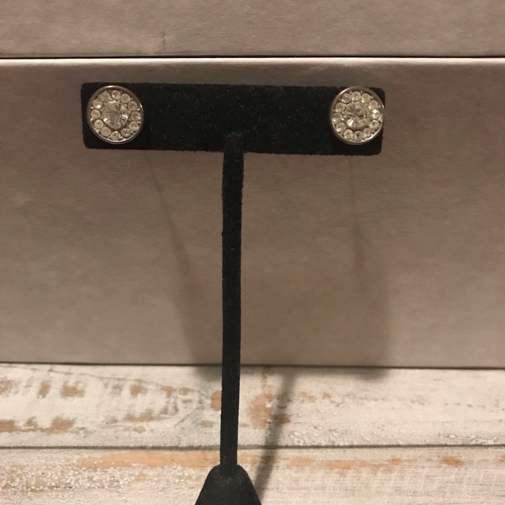 Silver earrings